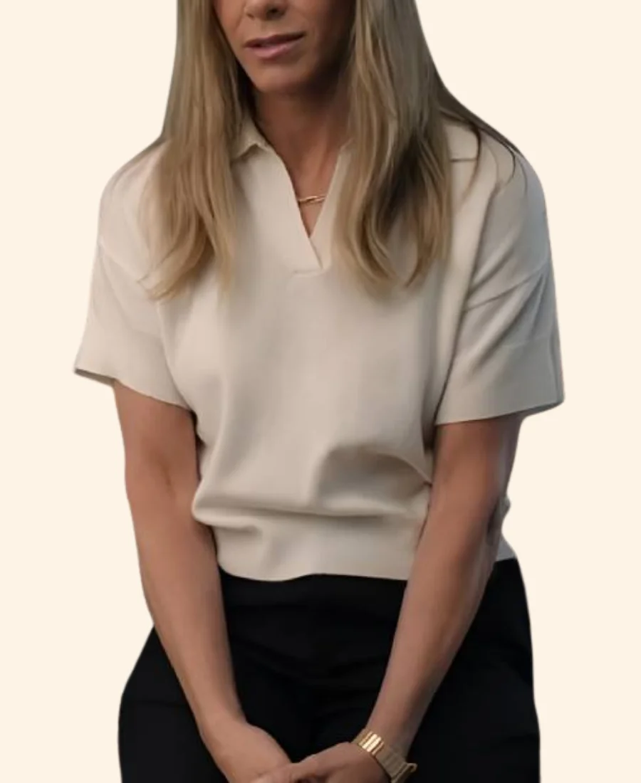 The Morning Show Jennifer Aniston White T-Shirt