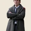The Naked Gun Liam Neeson Grey Coat Front Image