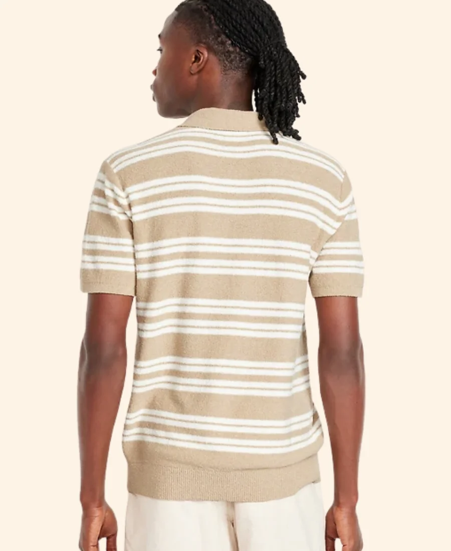 The Neighborhood S08 Grover Johnson Polo T-Shirt Back Image
