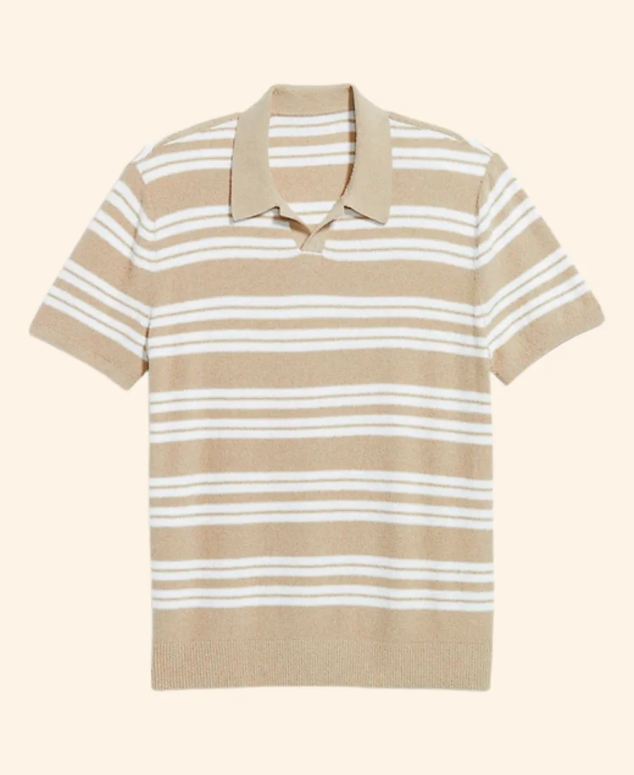 The Neighborhood S08 Grover Johnson Polo T-Shirt Front Image