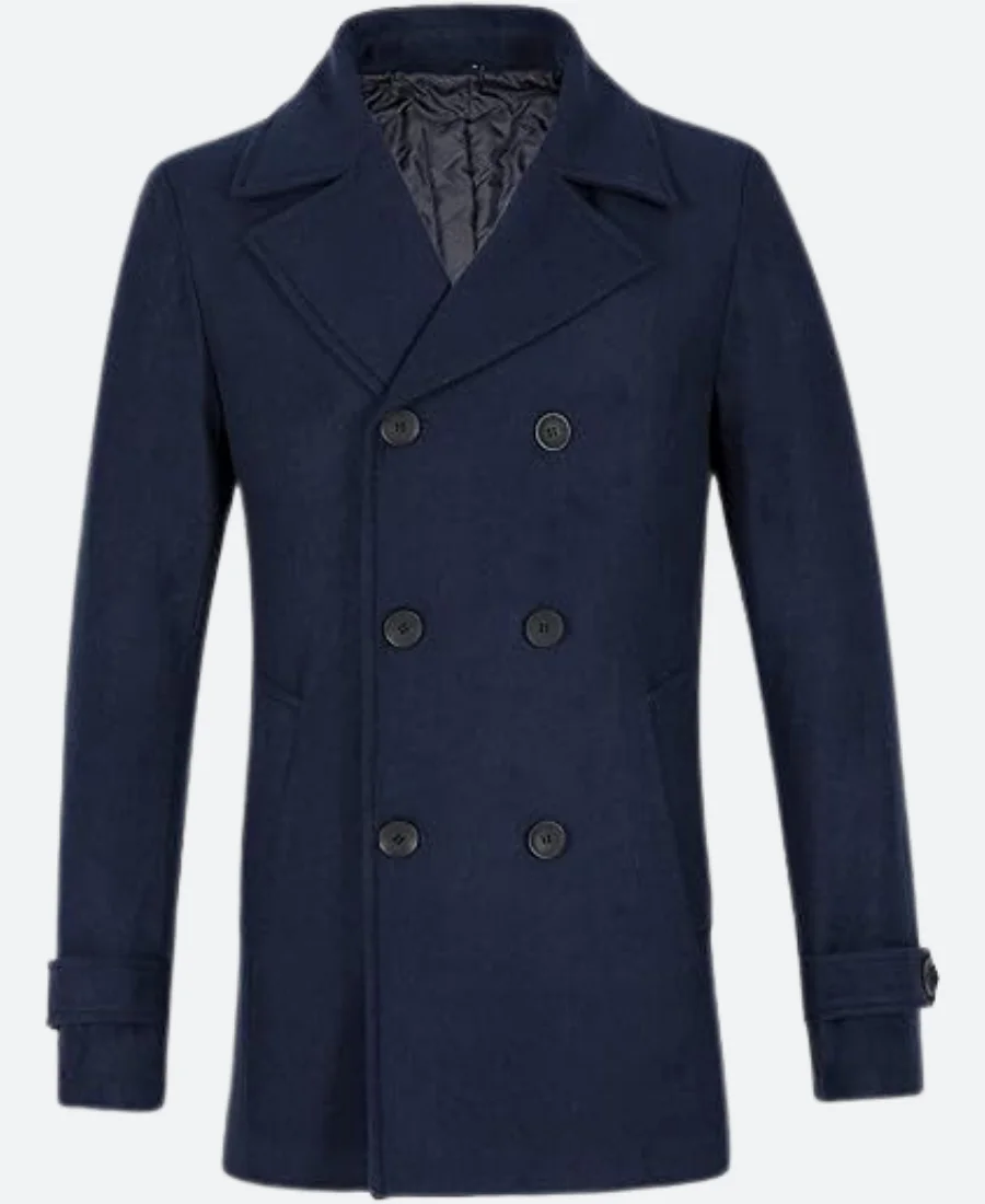 The Night Agent Peter Sutherland Peacoat