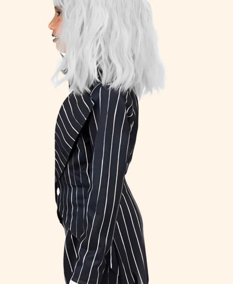 The Nightmare Before Christmas Jack Skellington Tailcoat Blazer Shoulder Image