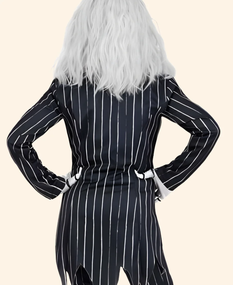 The Nightmare Before Christmas Jack Skellington Tailcoat Blazer back Image