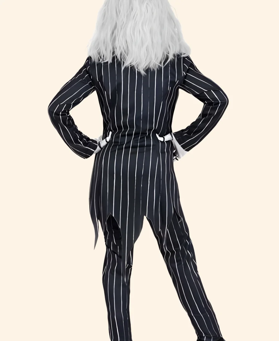The Nightmare Before Christmas Jack Skellington Tailcoat Suit back Image