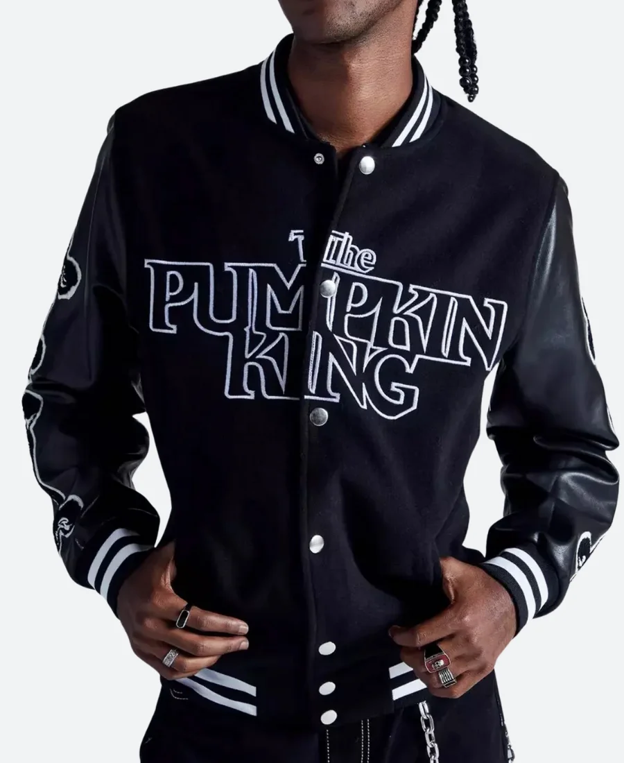 The Nightmare Before Christmas The Pumpkin King Varsity Jacket