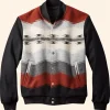 The Road S01 Printed Varsity Jacket Front Image
