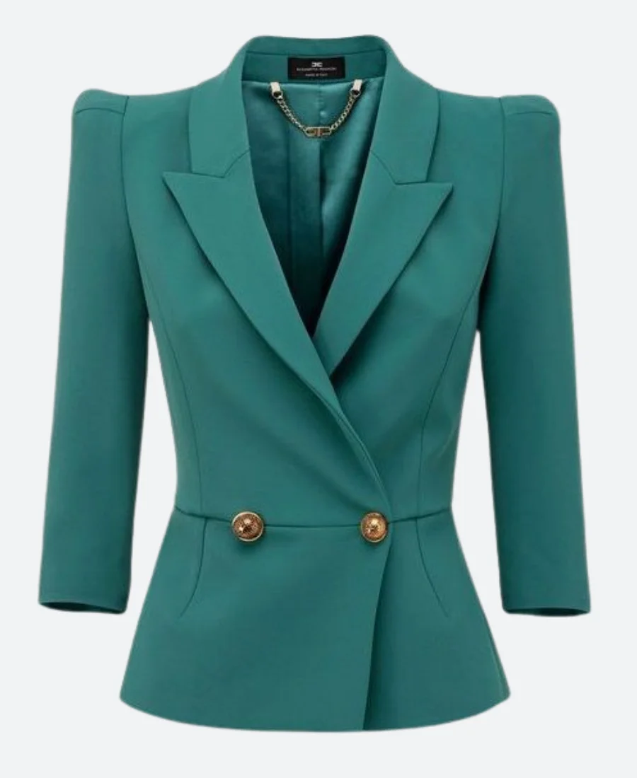 The Royal We Bea Green Blazer