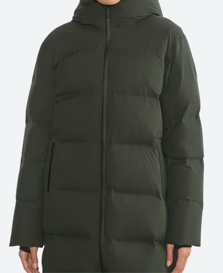 The Studio S1 Olivia Wilde Hooded Puffer Coat