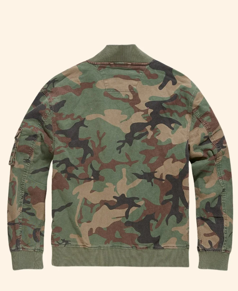 The Today Show 2025 Allen Iverson Bomber Jacket back Image