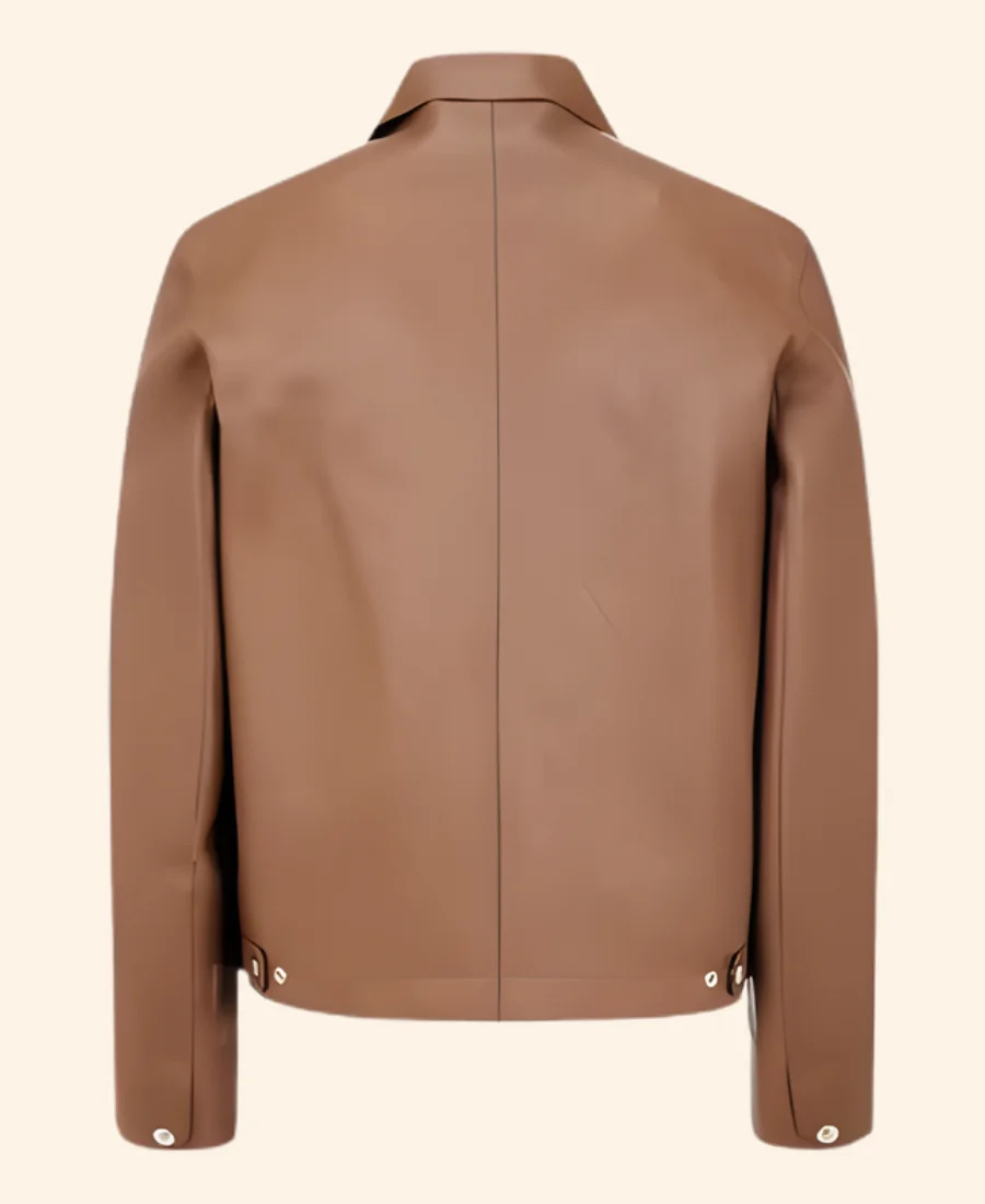 The Today Show Lionel Richie Leather Jacket Back Image