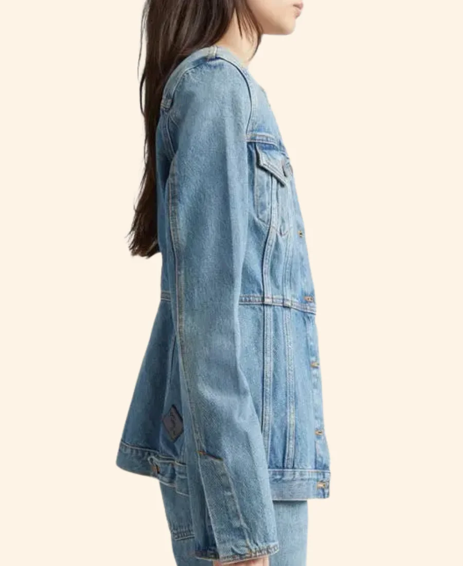 The Voice S28 Kelsea Ballerini Denim Jacket Arms Image