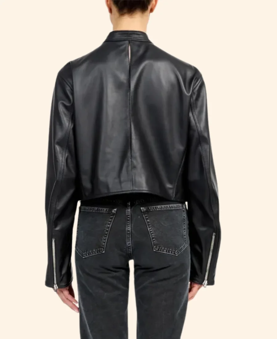 The Voice S28 Michael Buble Leather Jacket Back Image