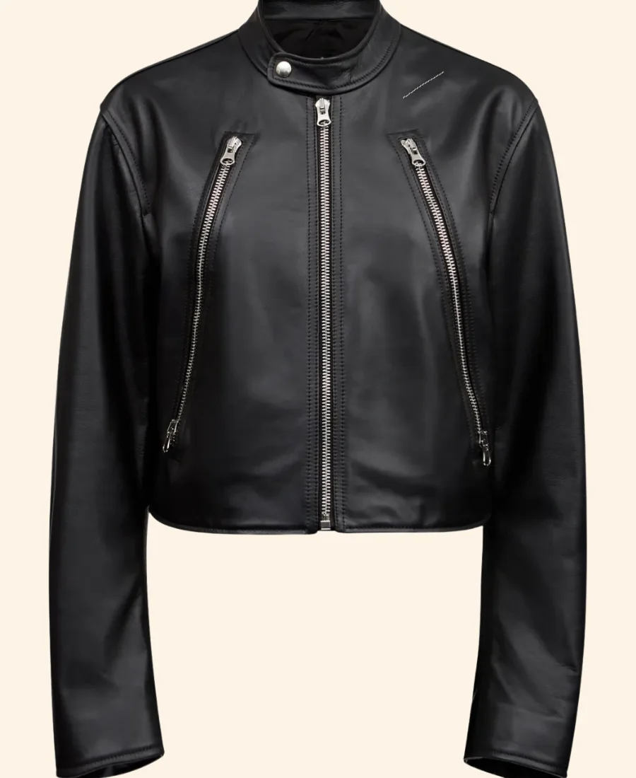 The Voice S28 Michael Buble Leather Jacket Front Image