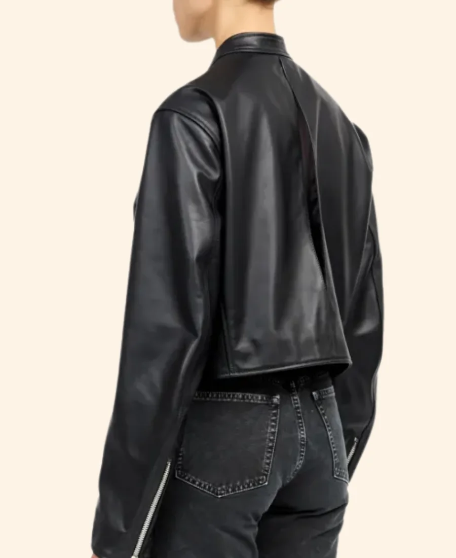 The Voice S28 Michael Buble Leather Jacket Full Back Image