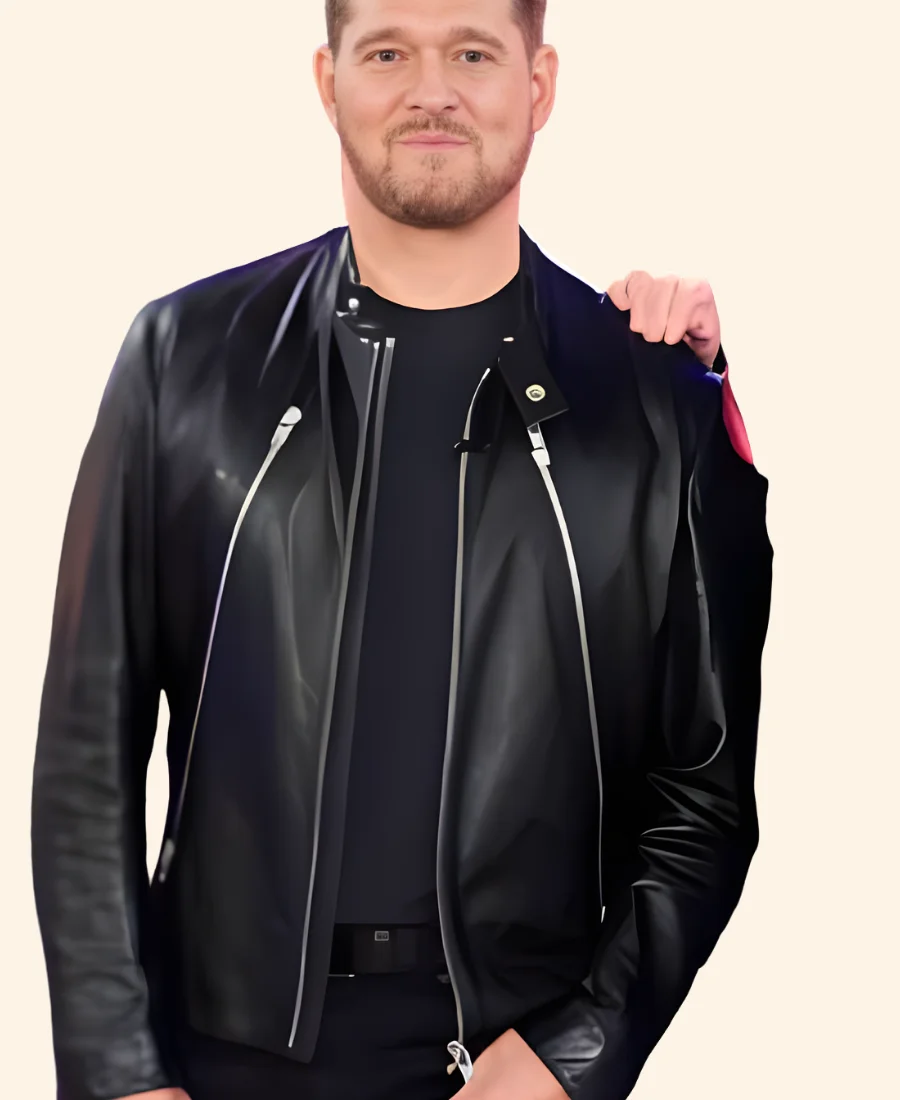 The Voice S28 Michael Buble Leather Jacket