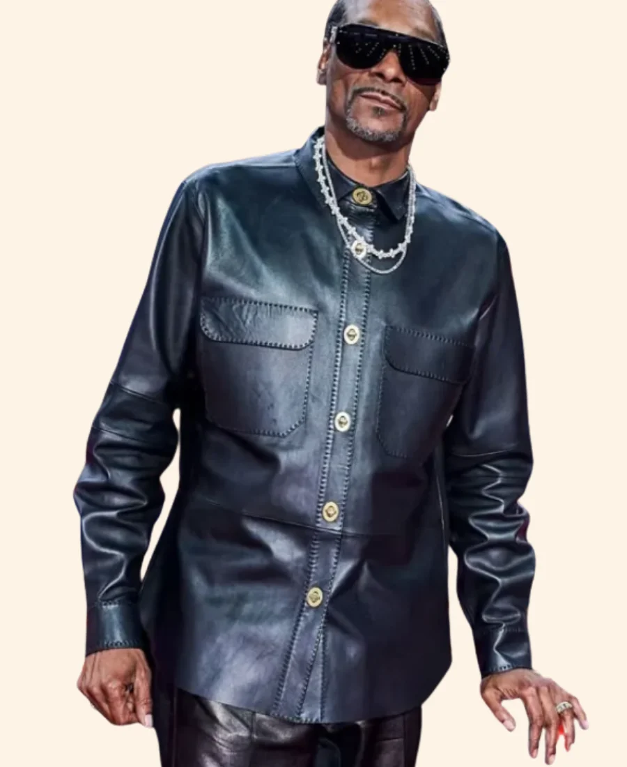 The Voice S28 Snoop Dogg Leather Jacket Full Image