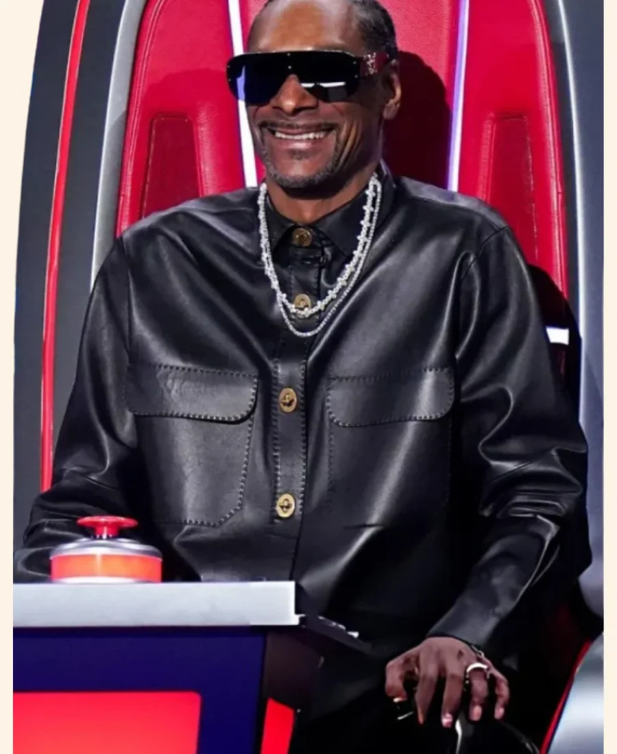 The Voice S28 Snoop Dogg Leather Jacket