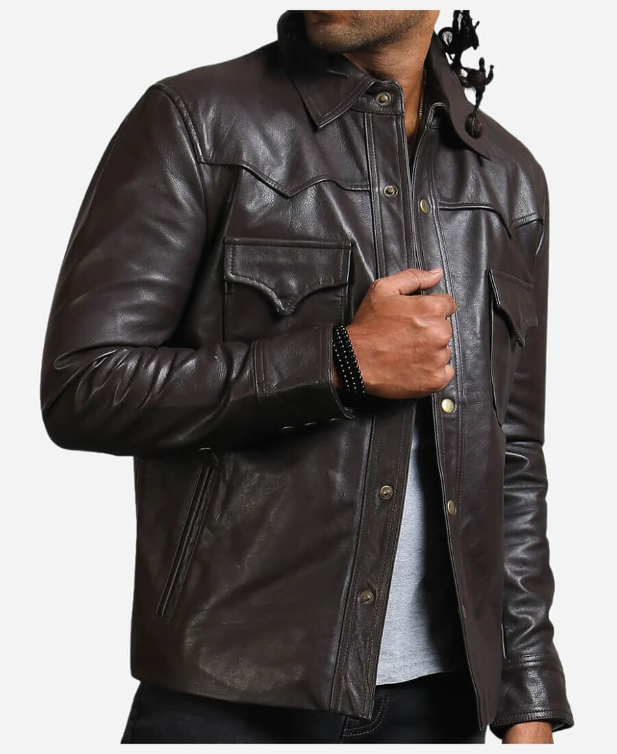 The Walking Dead Governor Leather Jacket