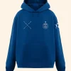 The Weeknd PSG x XO II Hoodie Blue Front Image