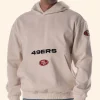 The Wild Collective San Francisco 49ers Corduroy Hoodie Front Image