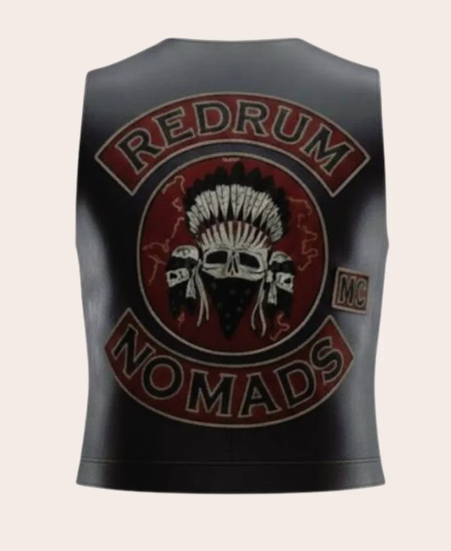 The Wrecking Crew 2026 Jason Momoa Leather Vest Back Image