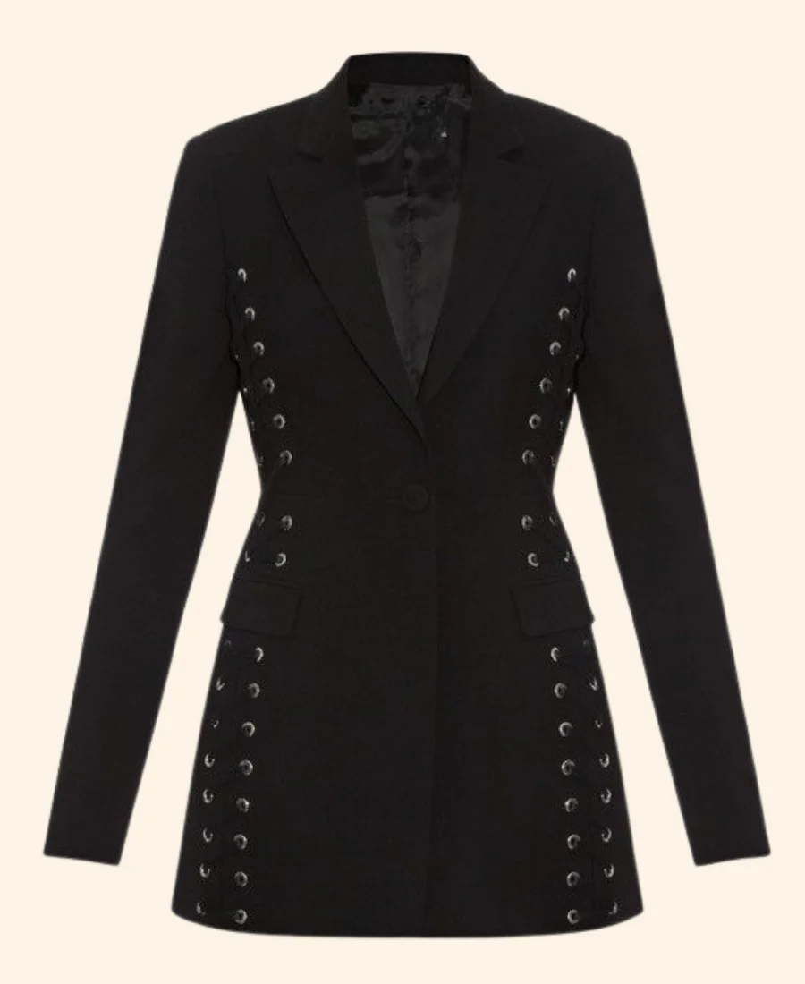 The Young And The Restless Victoria Newman Lace-Up Blazer Front Image