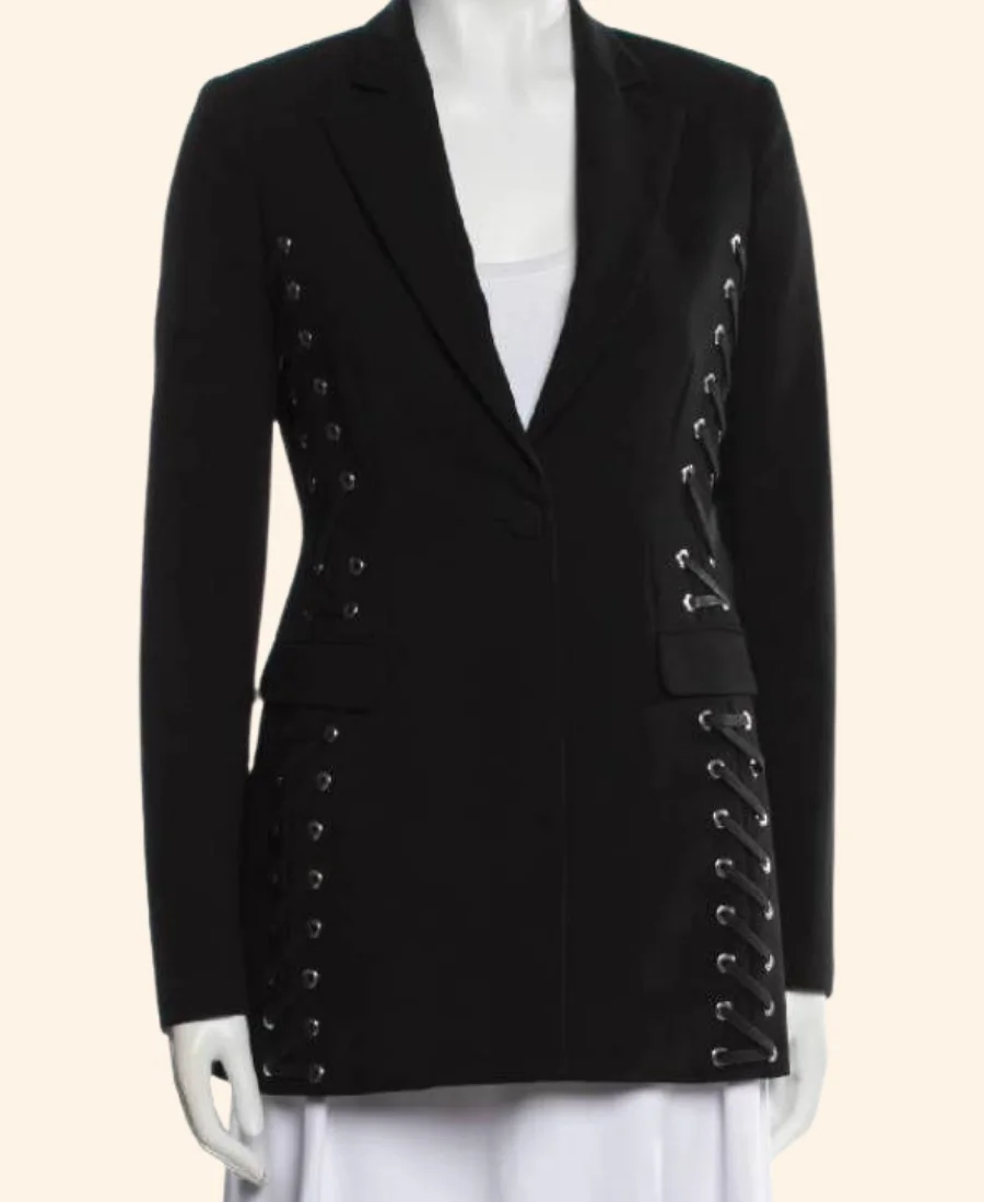 The Young And The Restless Victoria Newman Lace-Up Blazer Full Front Image