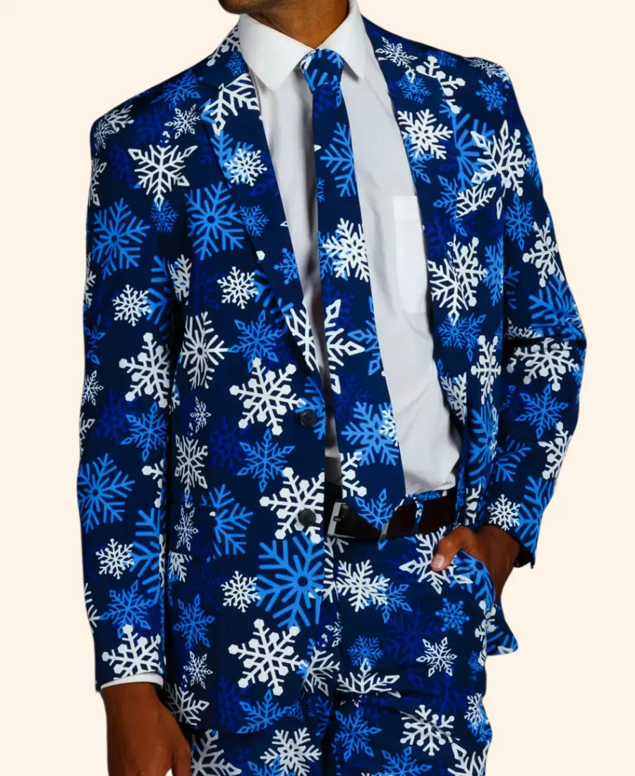 The Young Frosty Snowflake Christmas Blazer Image