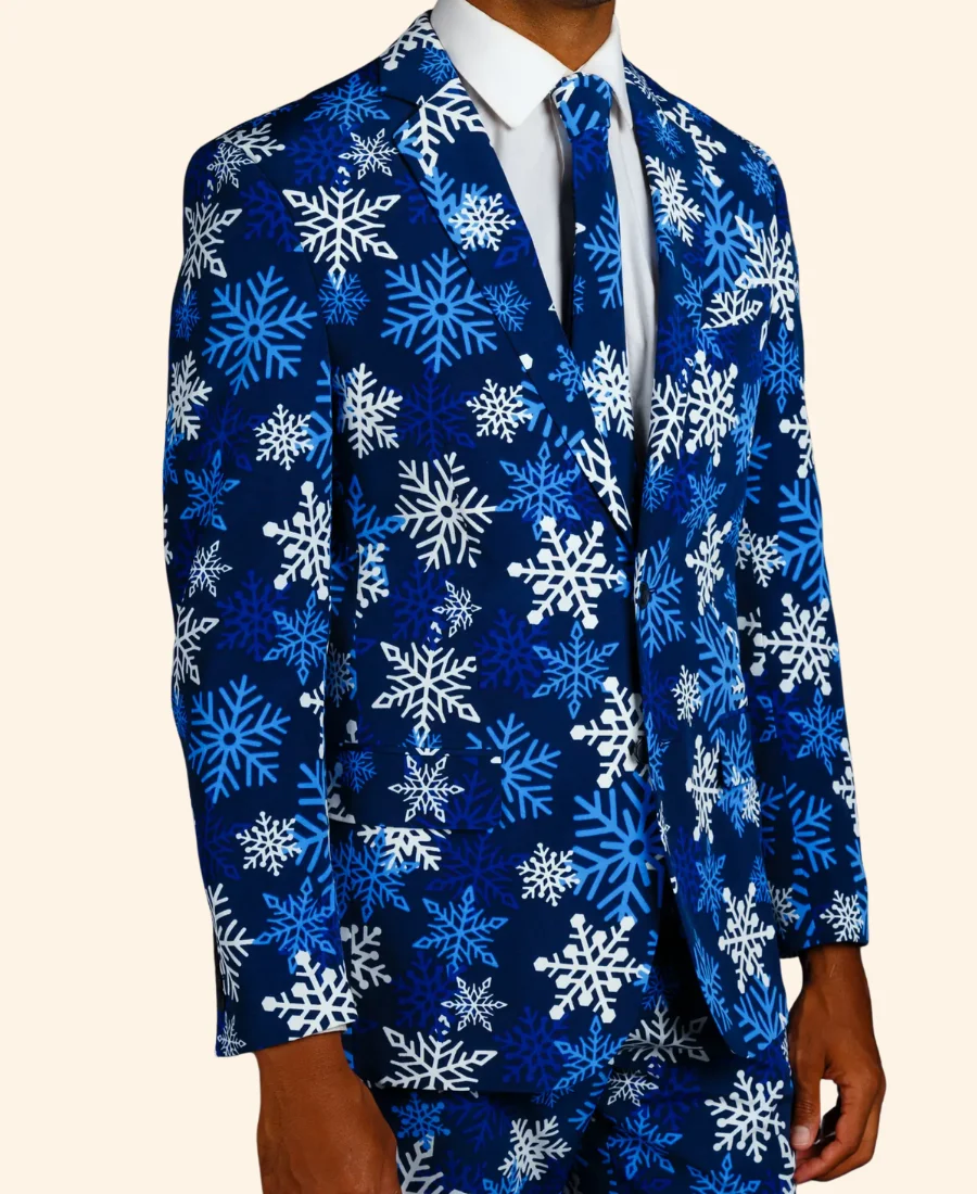 The Young Frosty Snowflake Christmas Suit Image