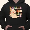 This Is Boo Sheet Ghost Halloween Hoodie Front Image