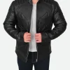 Thomas Jane The Punisher Leather Jacket Front Image