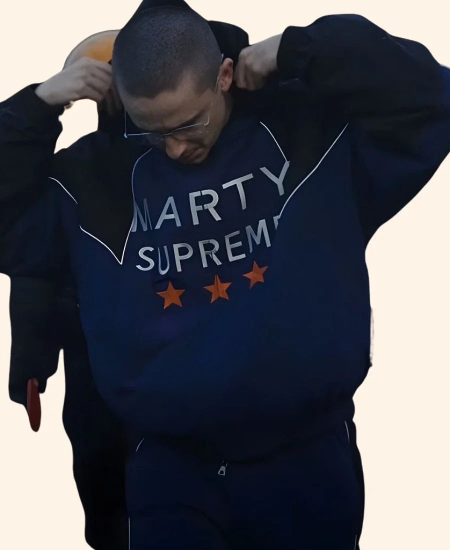 Timothée Chalamet Marty Supreme Jacket Full Image
