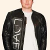 Tom Delonge Angels And Airwaves Black Leather Jacket Front Image