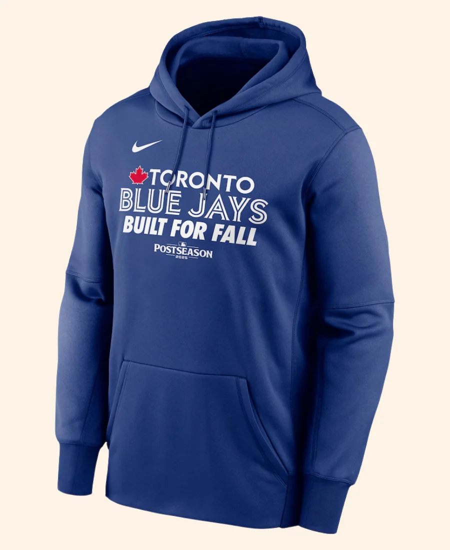 Toronto Blue Jays 2025 Postseason Hoodie Front Image