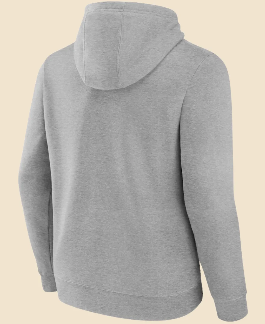 Toronto Blue Jays Grey Wahconah Pullover Hoodie Back Image