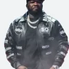 Tottenham Hotspur Stadium 50 Cent Leather Jacket Front Image