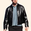 Travis Kelce Leather Jacket Front Image