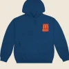 Travis Scott Cactus Jack X McDonalds Sticker Hoodie Front Image