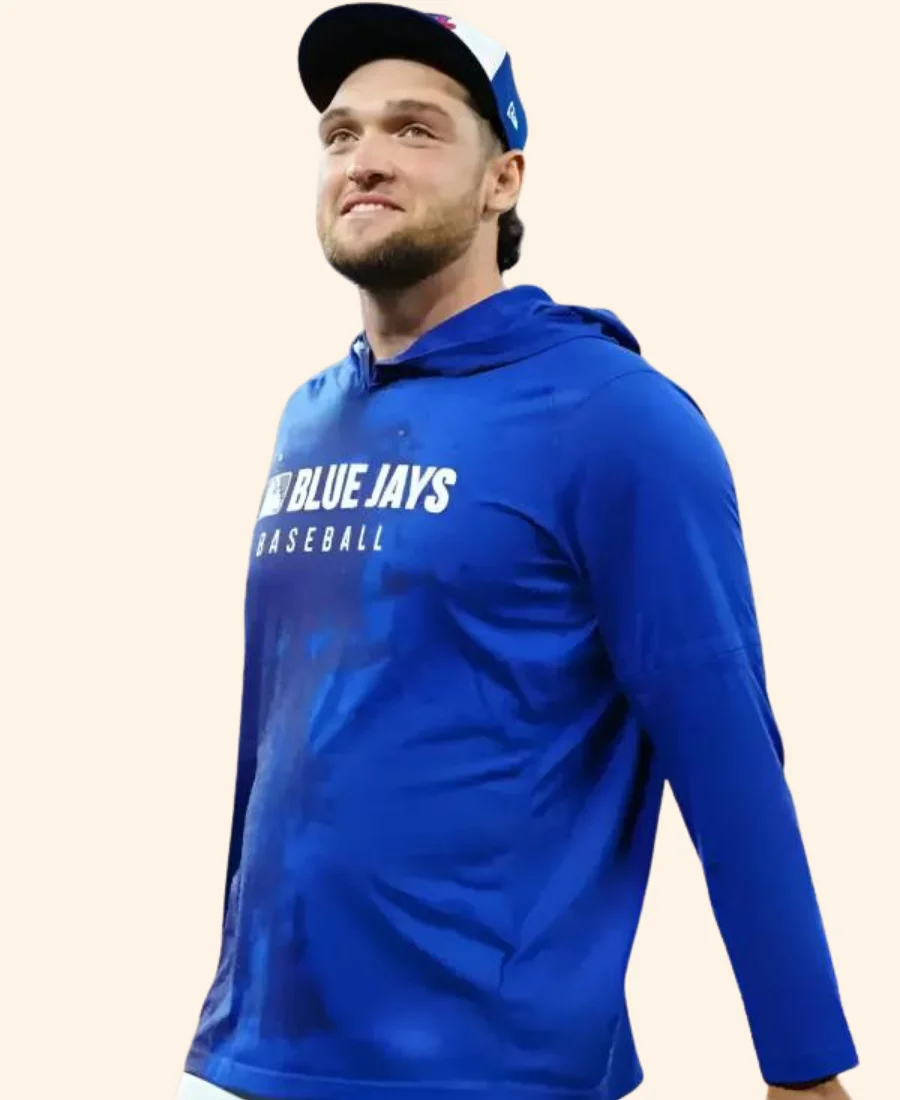 Trey Yesavage Toronto Blue Jays BASEBALL Hoodie Close Image