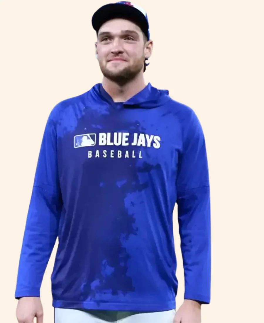 Trey Yesavage Toronto Blue Jays BASEBALL Hoodie Full Image