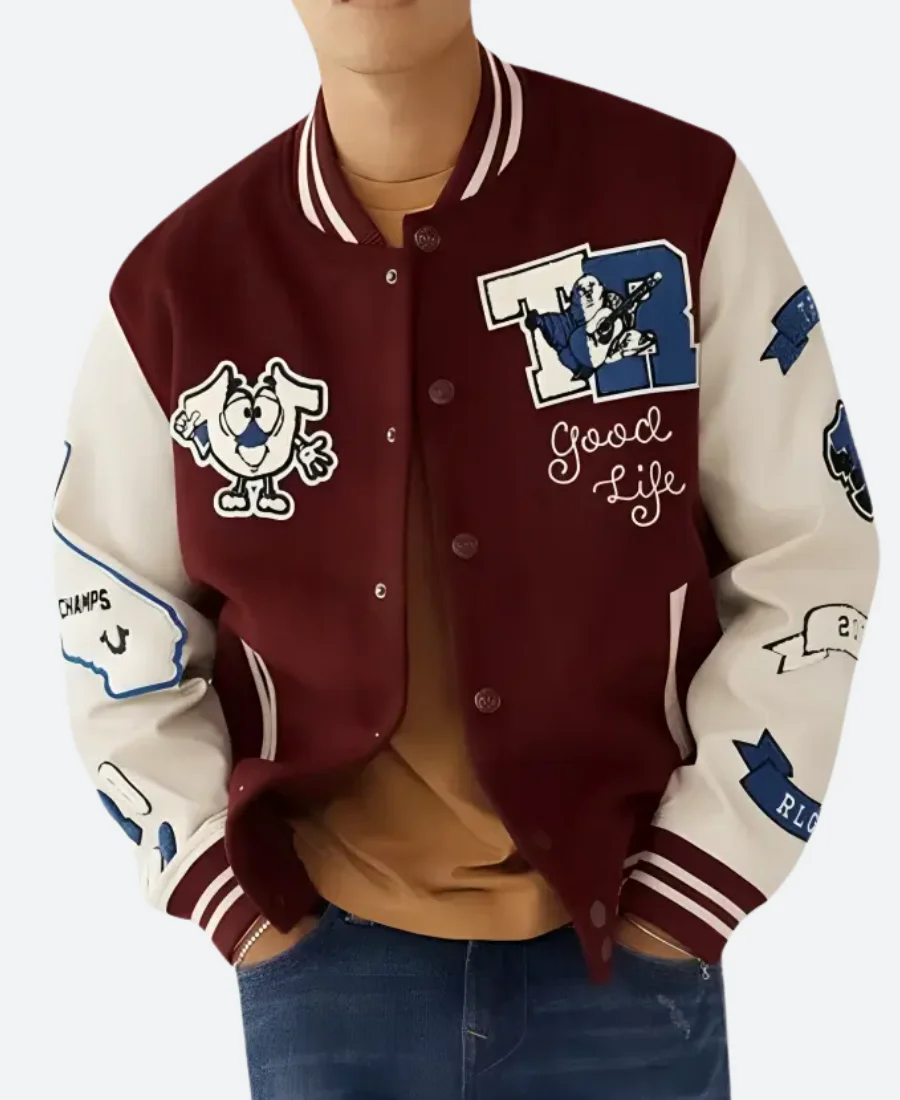 True Religion Good Life Varsity Jacket