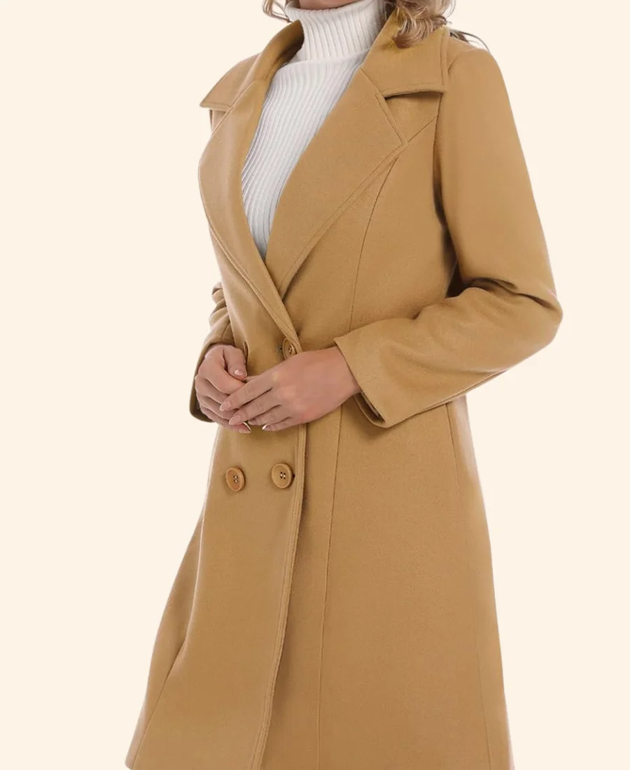 Twas The Text Before Christmas Addie Coat Zoom Image