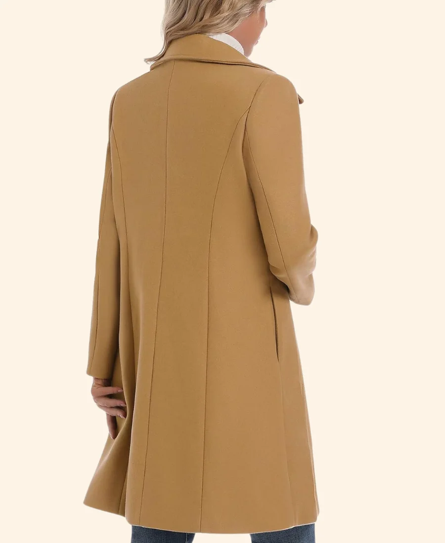 Twas The Text Before Christmas Addie Coat back Image