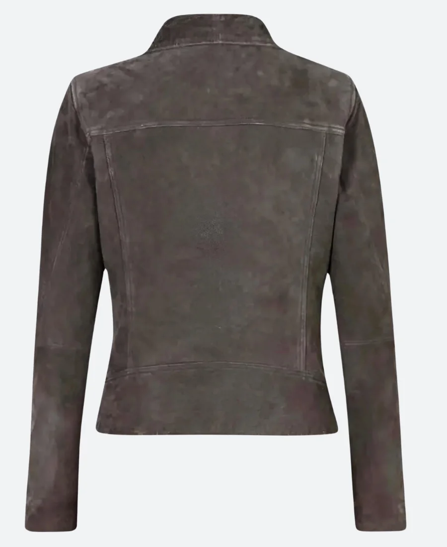 Umbrella Academy Allison Hargreeves S03 Grey Jacket Back Image