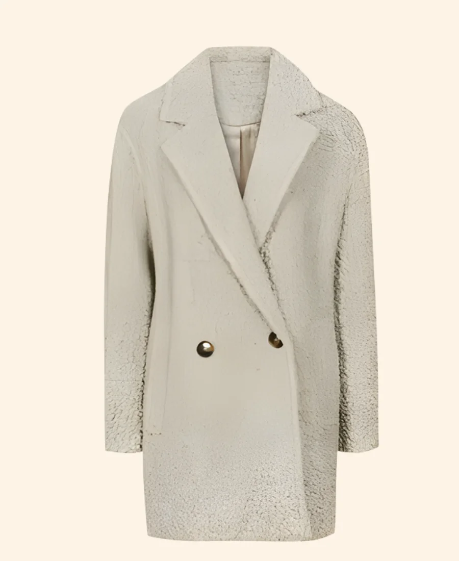 Under The Christmas Sky Kat Butler Sherpa Coat Front Image