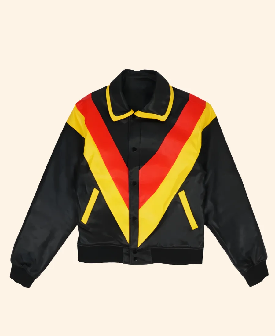 Vancouver Canucks Kevin Lankinen Leather Jacket Front Image