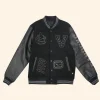 Vancouver Canucks Wild Collective Tonal Varsity Jacket Front Image