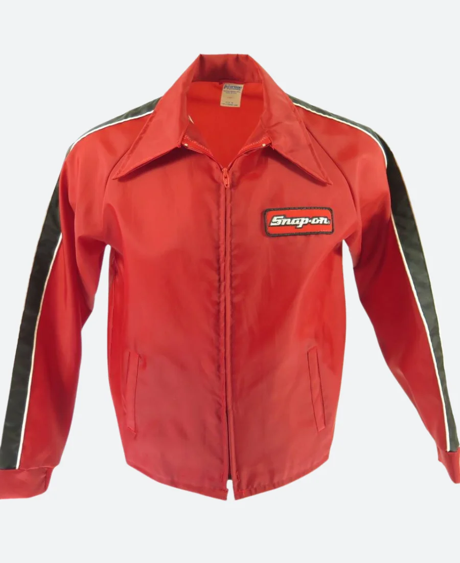 Vintage 70s Snap On Stripe Racing