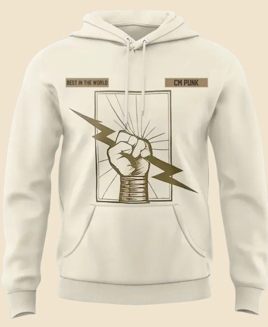 WWE Monday Night RAW CM Punk Hoodie Front Image