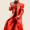 WWE Monday Night Seth Rollins Red Leather Coat Front Image
